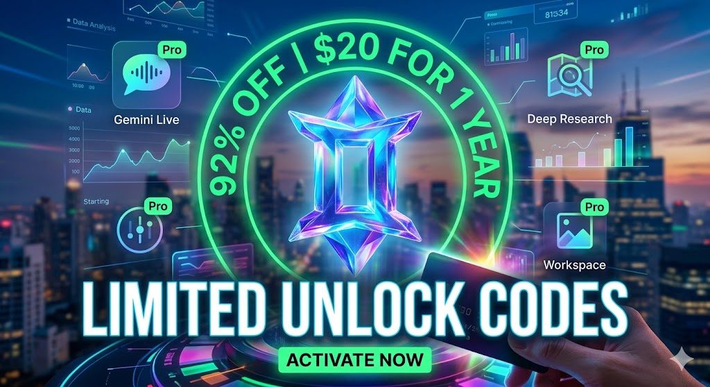 The Ultimate 2026 Guide: How to Get Gemini Pro for Just $20/Year